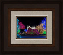 Load image into Gallery viewer, Washington DC Temple Colorful Christmas