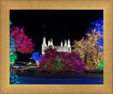 Load image into Gallery viewer, Washington DC Temple Colorful Christmas