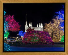 Load image into Gallery viewer, Washington DC Temple Colorful Christmas