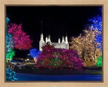 Load image into Gallery viewer, Washington DC Temple Colorful Christmas