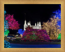 Load image into Gallery viewer, Washington DC Temple Colorful Christmas
