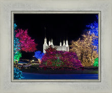Load image into Gallery viewer, Washington DC Temple Colorful Christmas