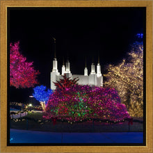 Load image into Gallery viewer, Washington DC Temple Colorful Christmas