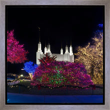 Load image into Gallery viewer, Washington DC Temple Colorful Christmas