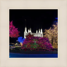 Load image into Gallery viewer, Washington DC Temple Colorful Christmas