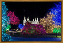 Load image into Gallery viewer, Washington DC Temple Colorful Christmas