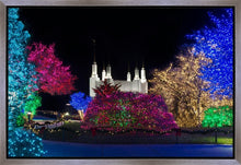 Load image into Gallery viewer, Washington DC Temple Colorful Christmas