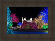 Load image into Gallery viewer, Washington DC Temple Colorful Christmas