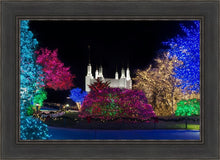 Load image into Gallery viewer, Washington DC Temple Colorful Christmas