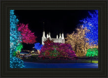 Load image into Gallery viewer, Washington DC Temple Colorful Christmas