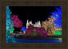 Load image into Gallery viewer, Washington DC Temple Colorful Christmas
