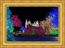 Load image into Gallery viewer, Washington DC Temple Colorful Christmas