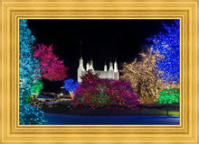 Load image into Gallery viewer, Washington DC Temple Colorful Christmas