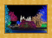 Load image into Gallery viewer, Washington DC Temple Colorful Christmas