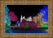 Load image into Gallery viewer, Washington DC Temple Colorful Christmas