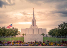 Load image into Gallery viewer, Jordan River Temple Evening Glow