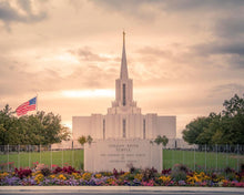 Load image into Gallery viewer, Jordan River Temple Evening Glow
