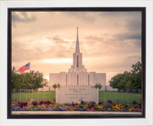 Load image into Gallery viewer, Jordan River Temple Evening Glow