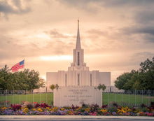 Load image into Gallery viewer, Jordan River Temple Evening Glow
