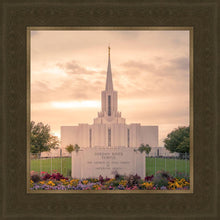 Load image into Gallery viewer, Jordan River Temple Evening Glow