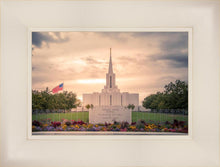 Load image into Gallery viewer, Jordan River Temple Evening Glow