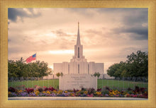 Load image into Gallery viewer, Jordan River Temple Evening Glow