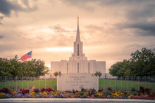 Load image into Gallery viewer, Jordan River Temple Evening Glow