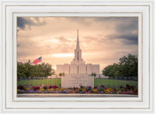 Load image into Gallery viewer, Jordan River Temple Evening Glow