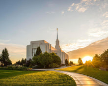 Load image into Gallery viewer, Twin Falls Temple Morning Light
