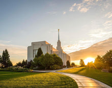 Load image into Gallery viewer, Twin Falls Temple Morning Light