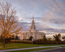 Load image into Gallery viewer, Payson Temple Autumn Light