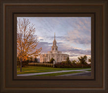 Load image into Gallery viewer, Payson Temple Autumn Light