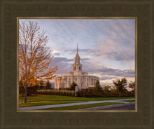 Load image into Gallery viewer, Payson Temple Autumn Light