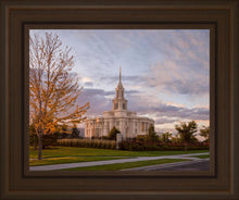 Load image into Gallery viewer, Payson Temple Autumn Light