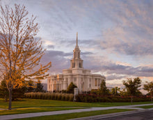 Load image into Gallery viewer, Payson Temple Autumn Light