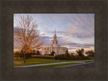 Load image into Gallery viewer, Payson Temple Autumn Light