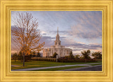 Load image into Gallery viewer, Payson Temple Autumn Light
