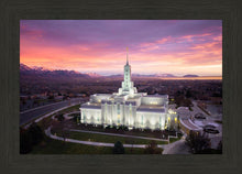 Load image into Gallery viewer, Mt Timpanogos Winter Sunset Aerial