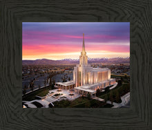 Load image into Gallery viewer, Oquirrh Mountain Pink Sunset Aerial