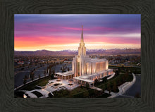 Load image into Gallery viewer, Oquirrh Mountain Pink Sunset Aerial