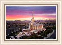 Load image into Gallery viewer, Oquirrh Mountain Pink Sunset Aerial