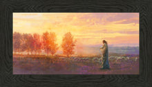 Load image into Gallery viewer, Eventide is a painting that depicts Jesus Christ watching over His flock - Yongsung Kim | Havenlight | Christian Artwork