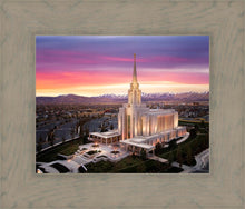 Load image into Gallery viewer, Oquirrh Mountain Pink Sunset Aerial