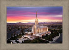 Load image into Gallery viewer, Oquirrh Mountain Pink Sunset Aerial