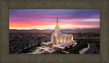 Load image into Gallery viewer, Oquirrh Mountain Pink Sunset Aerial