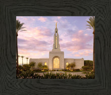 Load image into Gallery viewer, Redlands Temple Fountain Sunset