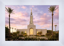 Load image into Gallery viewer, Redlands Temple Fountain Sunset