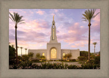 Load image into Gallery viewer, Redlands Temple Fountain Sunset