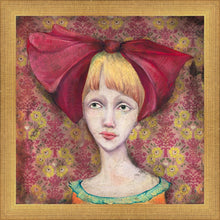 Load image into Gallery viewer, Clara Thoughtfully Considered Whether Or Not Her Red Ribbon Truly Brought Her Luck