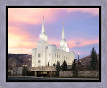 Load image into Gallery viewer, Brigham City Pastel Sunset Gallery Wrap